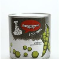 Идеальный гарнир Зелёный горошек КЛЮЧ 400г/425мл ж/б ГОСТ /12/